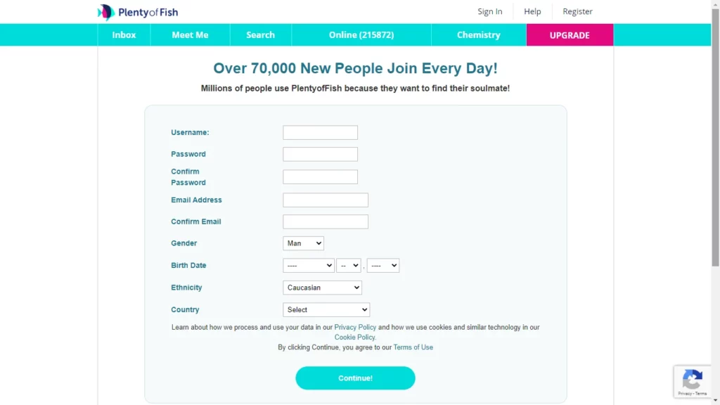 How to Create Plenty Of Fish Account | POF Sign up Form